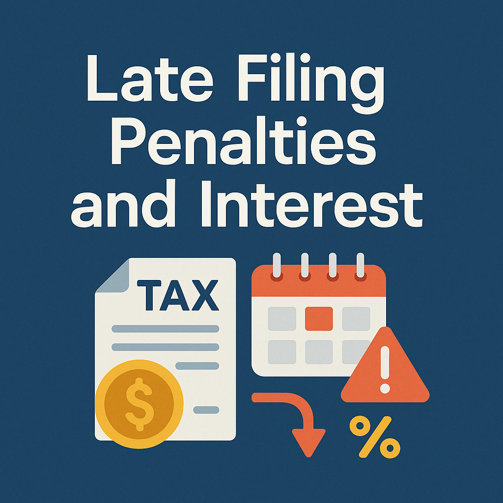 Late Filing Penalties and Interest