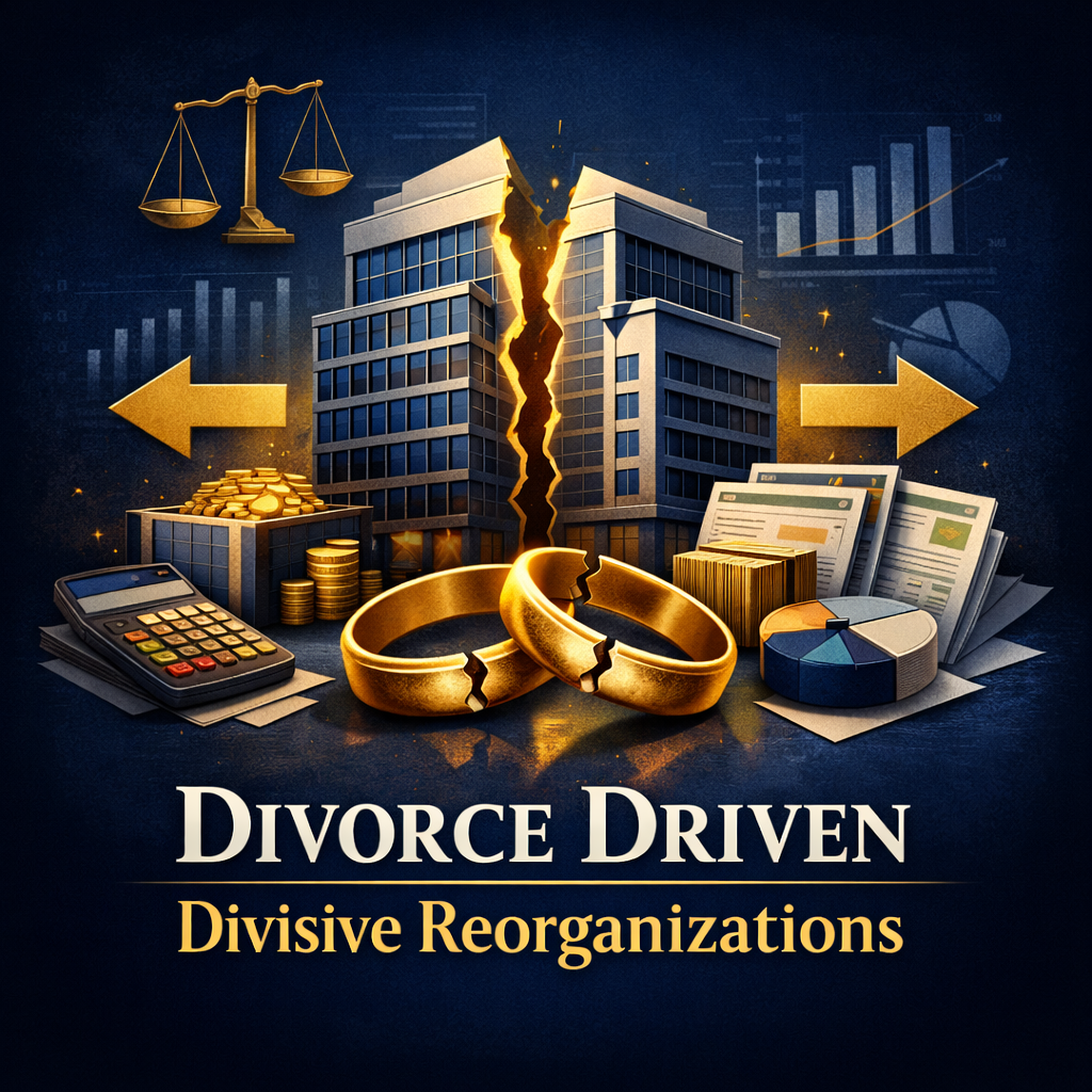 Divorce-Driven Divisive Reorganizations